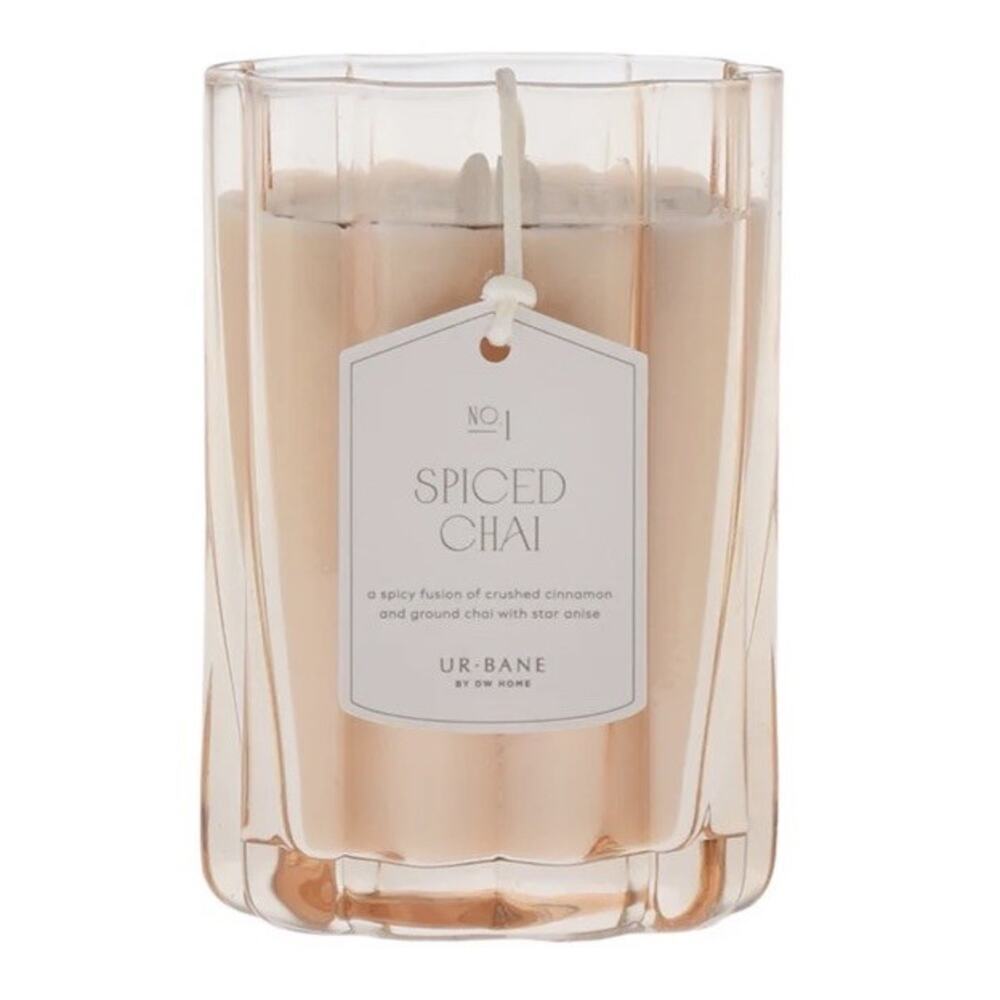 UR BANE by DW Home Spiced Chai Candle 7.8oz New Glass Jar Cinnamon Star Anise